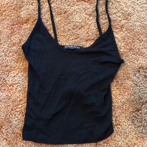 Black tank top